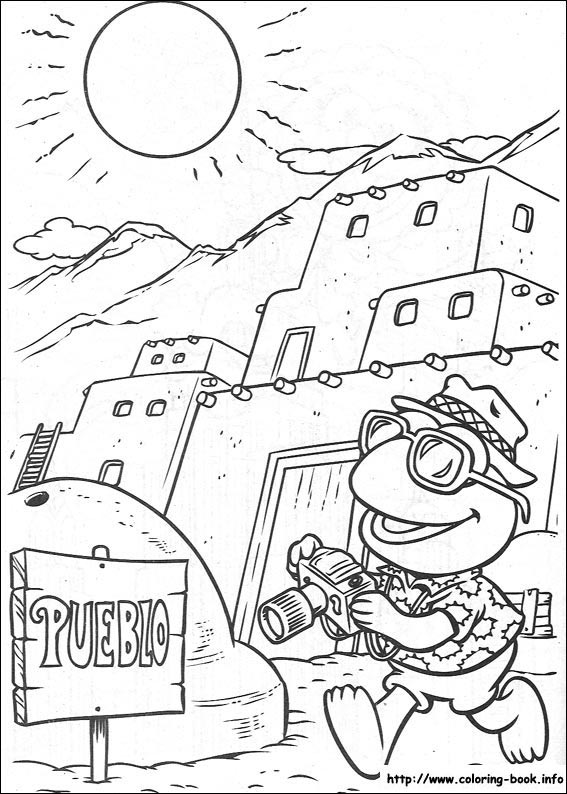 Muppet Babies coloring picture